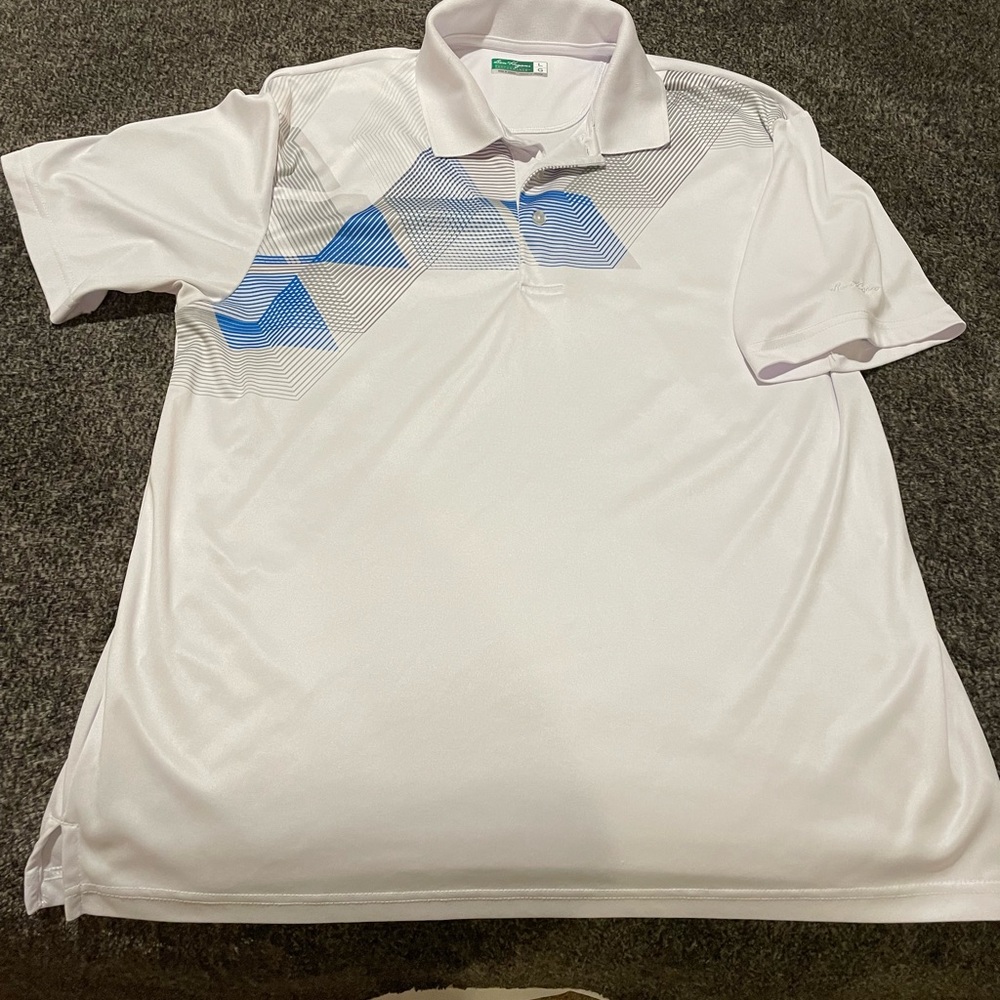 Ben hogan white, blue and gray golf polo. Excellent condition